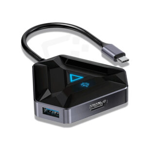 Porodo Gaming 6in1 USB-C Hub Type-C PD 100W HDMI USB SD MicroSD