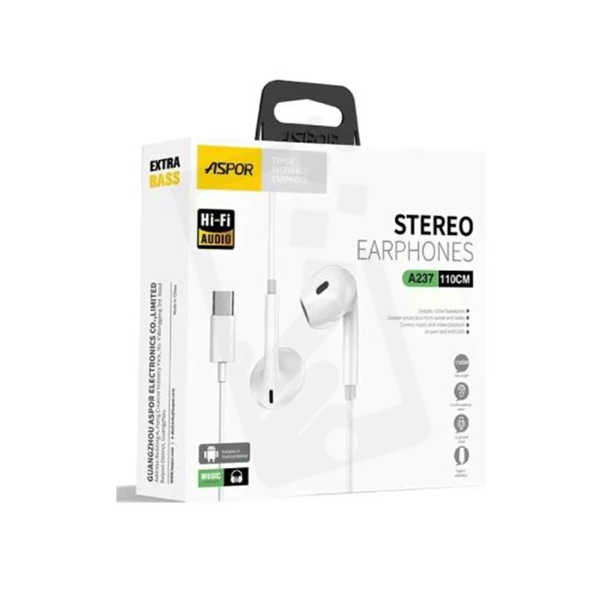 ASPOR STEREO EARPHONES (A237) - Image 4