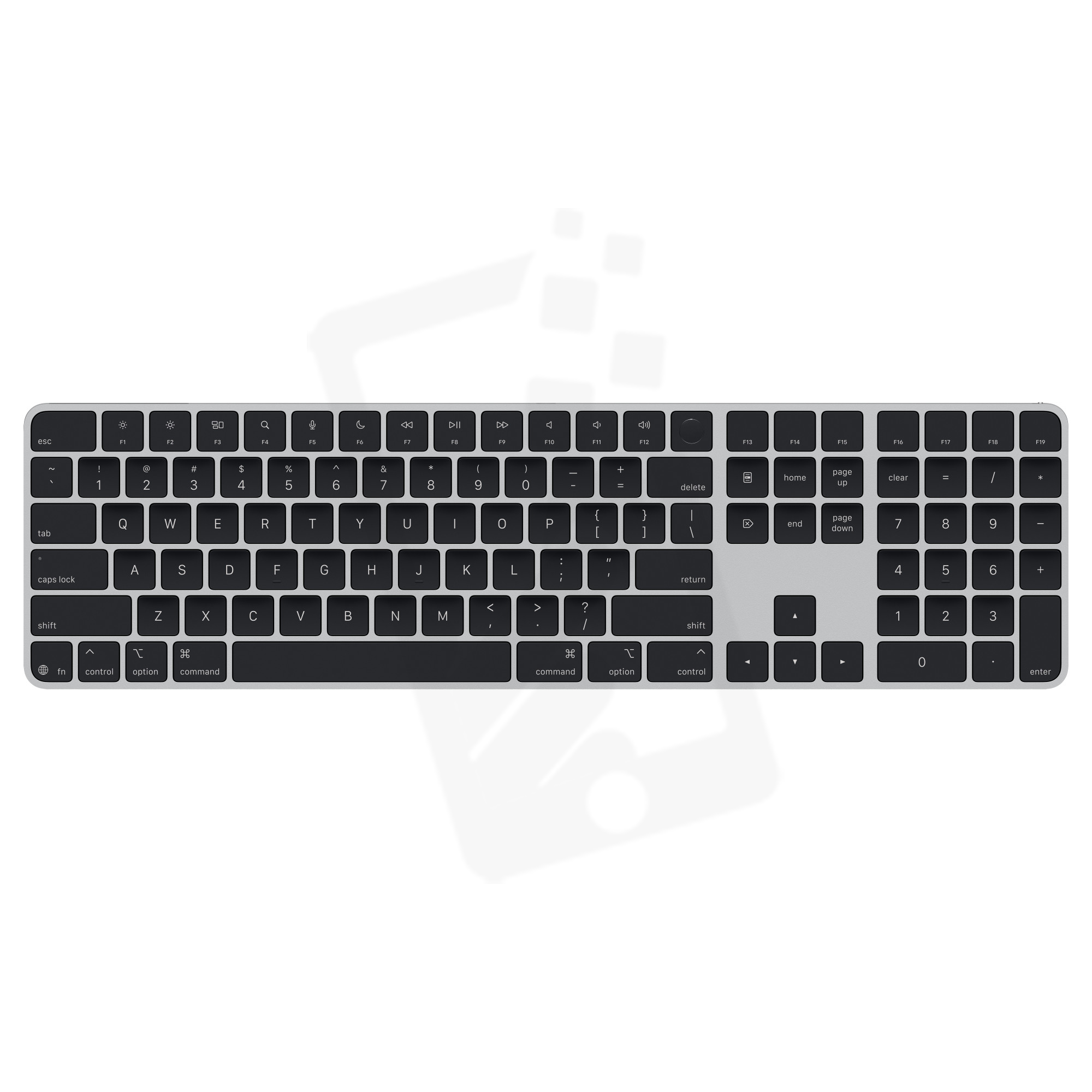 iDealz - Magic Keyboard with Touch ID and Numeric Keypad for Mac models with Apple silicon (USB–C) – US English